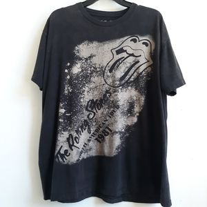 Rolling Stones North America Tour 1981 Band Tee